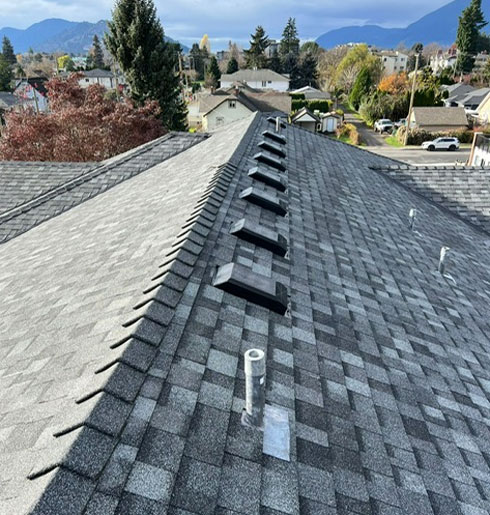 Langley residential roofing project